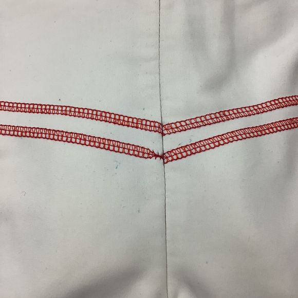 Athleta Top Women's S Small White Orange Pink Pullover 1/4 Zip Hooded Thumbholes - Picture 10 of 10